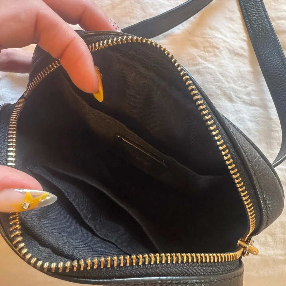 Coach Black Pebbled Leather Zip Belt Bag - Picture 6 of 6